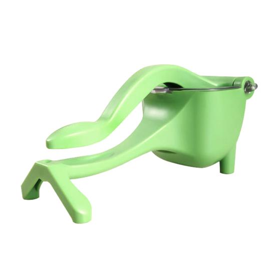 

Manual Fruit Juicer Handheld Lemon Squeezer Hand Press Juice Extractor Tool with Ergonomic Handle for Citrus Orange Lime зелёный