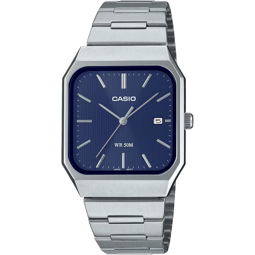 [Casio] CASIO Standard Analog Quartz Men s Watch MTP-B185D-2A1V Navy (Overseas Model) [Parallel Import]