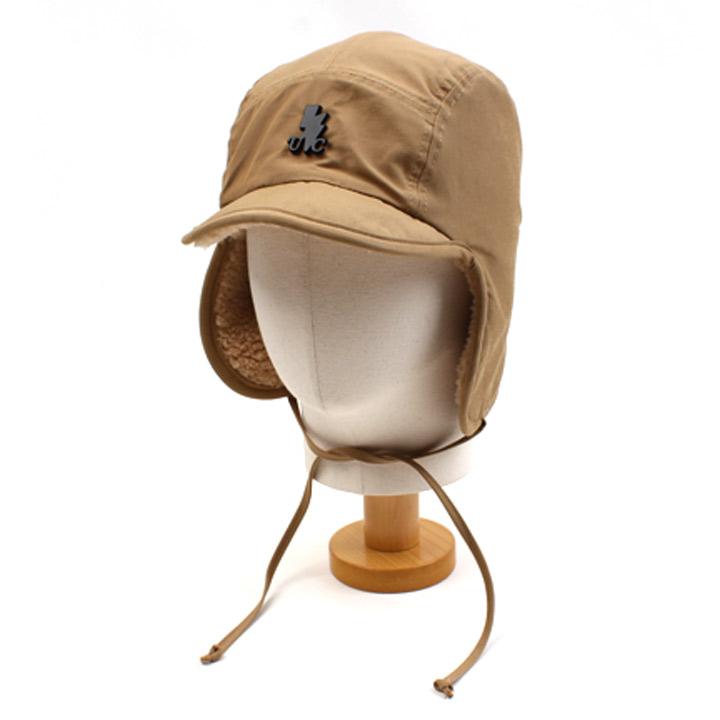 Yunibeosyeolkemiseuteuli Beige Poly Long Earflap Cap