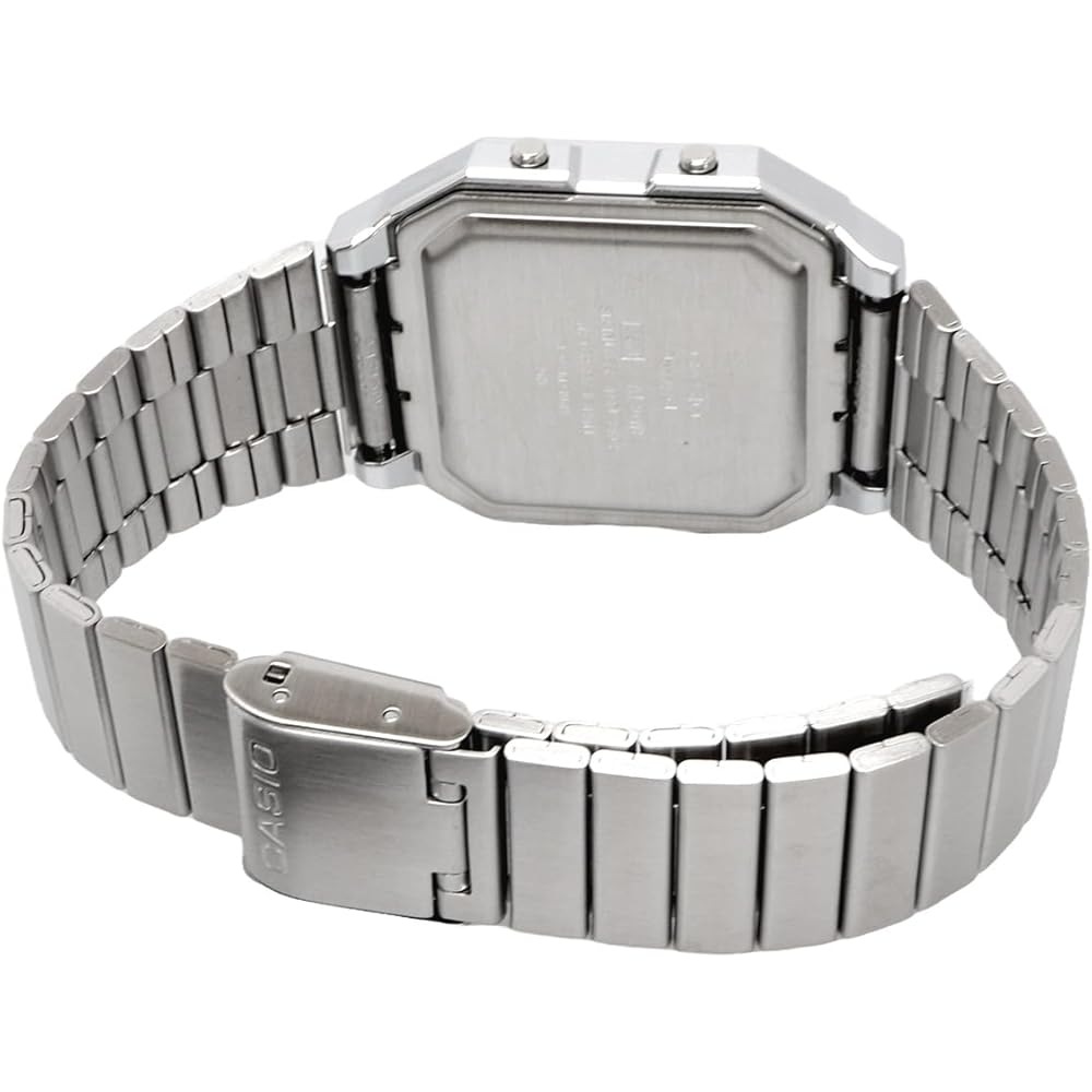 Casio CASIO Standard Digital Wristwatch with Analog Display Vintage Series A130WE-7A Unisex Sil...