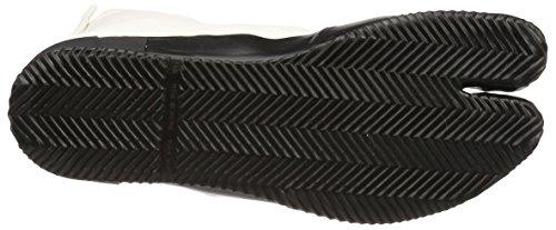 Moonstar Lifestyle FINE VULCANIZED/JIKATABI Tabi Sneakers, Made in Japan, Vulcanized, White/Black, Size 22.0 cm, 2E