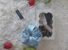 Silk Scrunchie Mulberry 6A Blue XL Large Premium