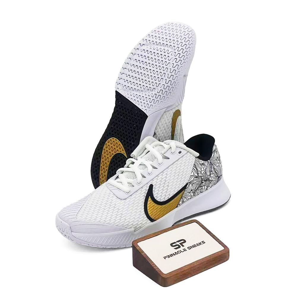Nike Court Air Zoom Vapor Pro 2 Magnolia Unisex Sneakers White Black Metallic-Gold FZ8227-100