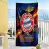 Bayern Munich Fan Artwork Personalized Name Beach Towel High Absorbency & Quick-Dry Suitable for Sports Travel Swimming Yoga Bathroom Beach And Pool