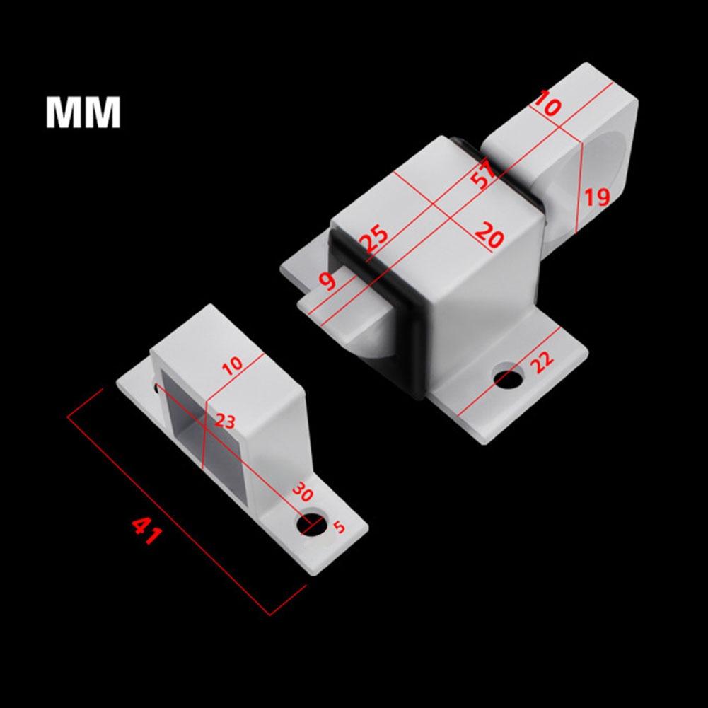 5PCS Automatic Door Latch Bolt Security Window Door Spring Bounce Lock Aluminum Alloy Anti-Theft Gate Automatic Latch Lock
