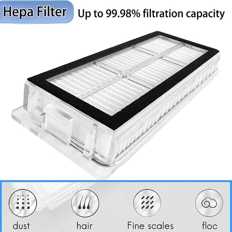 Perie laterală principală Filtru Hepa Mop Tampoane Saci de praf După cum se arată Plastic pentru aspiratorul Dreame L20 Ultra