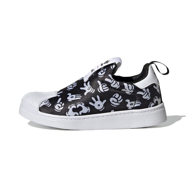 Adidas Disney X Superstar 360 J Mickeys Hands Kids Sneakers Black Core-Black Cloud-White GX1872
