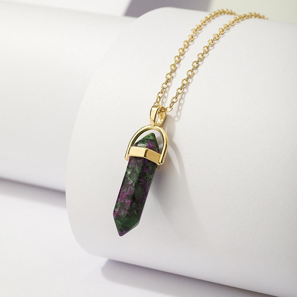 Style Geometric Unique Multicolored Pendant Necklace Ideal For Weddings And Occasions Special