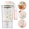 Mug Bottle For Water With Straw Mouthpiece 550 Ml Water Bottle For Child