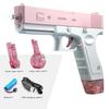 Summer Water Gaming Toy Fully Automatic Continuous Fire Watergun Shark Electric Water Gun Large Capacity Water Spray Gun