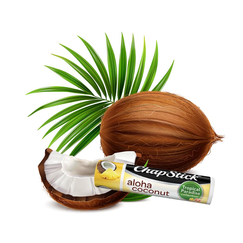 Pomadka nawilżająca do ust kokos i ananas ChapStick Aloha Coconut 1 sztuka