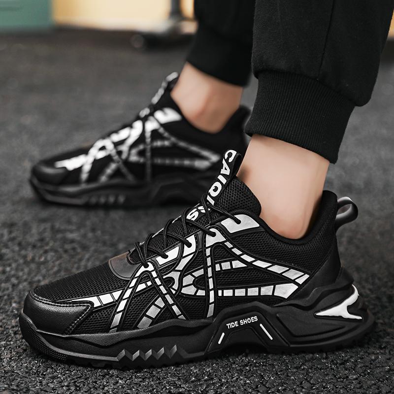 Men’s Jogging Sports Shoes for Women’s Sneakers Casual Street Style Running Sneakers Students Large Plus Size Skate Boarding Shoes 36-45