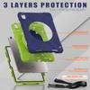 2022 iPad 10th Generation Full-Around Tablet Cover 10.9-Inch PC Case Handle Kickstand Rugged Shockproof Compatible A2757 A2777