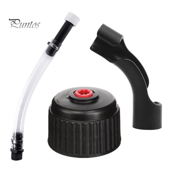 

Шланг топливной канистры VP Racing с резьбовым соплом Простая установка Герметичная конструкция Прозрачный ПВХ топливный шланг Запасная часть чёрный