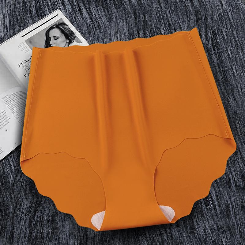 

Women’s High Waist Seamless Tummy Control Panties - Breathable Cotton Crotch, Plus Size, Solid Color Medium