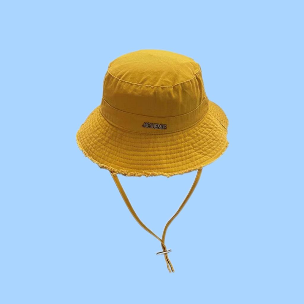 Hyuna JACQUEMUS Retro Japanischer Edge Fischerhut - Frühling/Sommer Koreanischer Stil Becken Sonnenhut für Damen