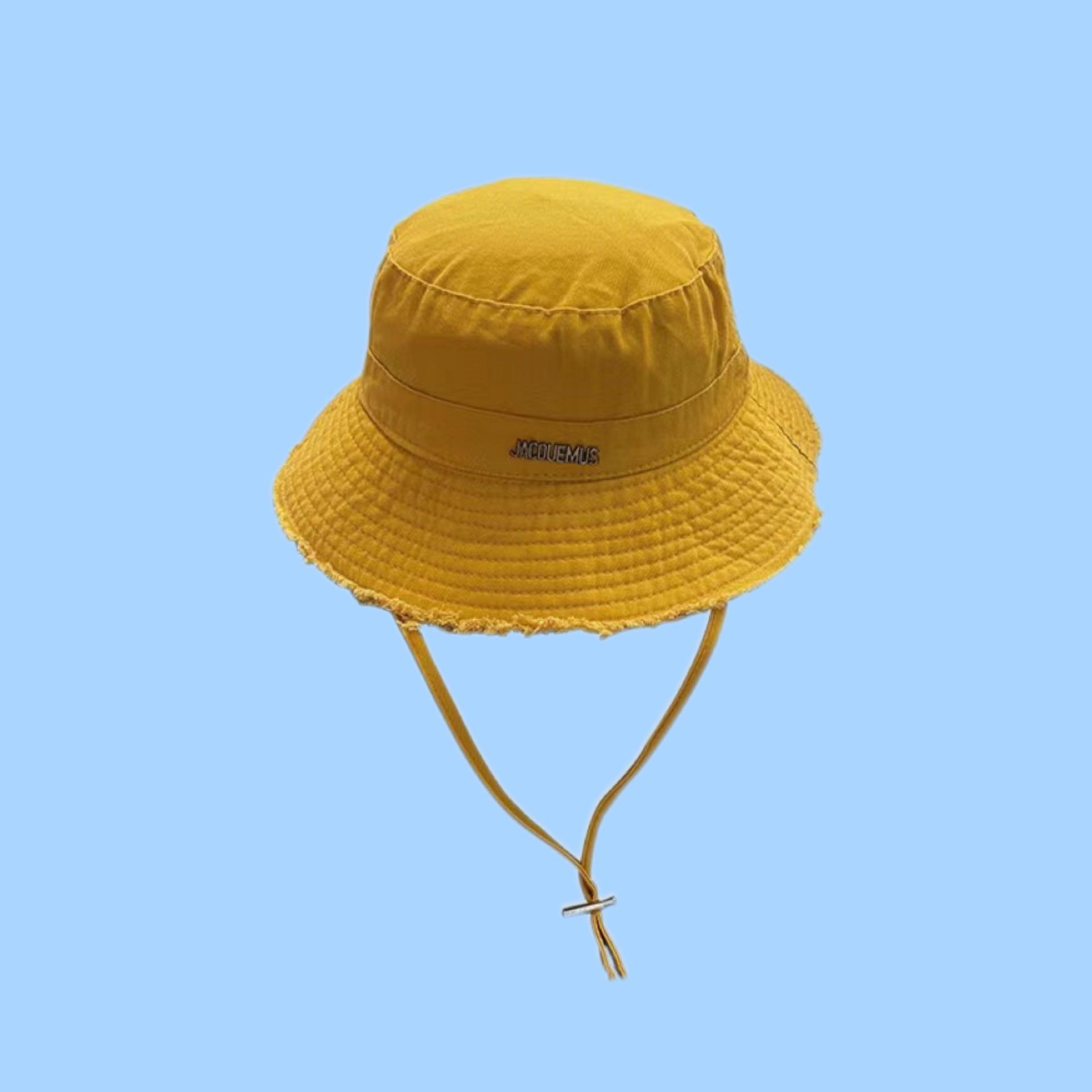 

Хёна JACQUEMUS Ретро Японский Край Шляпа Рыбака - Весна/Лето Корейский Стиль Шляпа от Солнца для Женщин Medium (56-58cm)