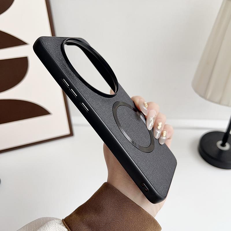 For Xiaomi 15 Ultra Case Drop-Proof TPU+Cloth Back Phone Cover Compatible with MagSafe