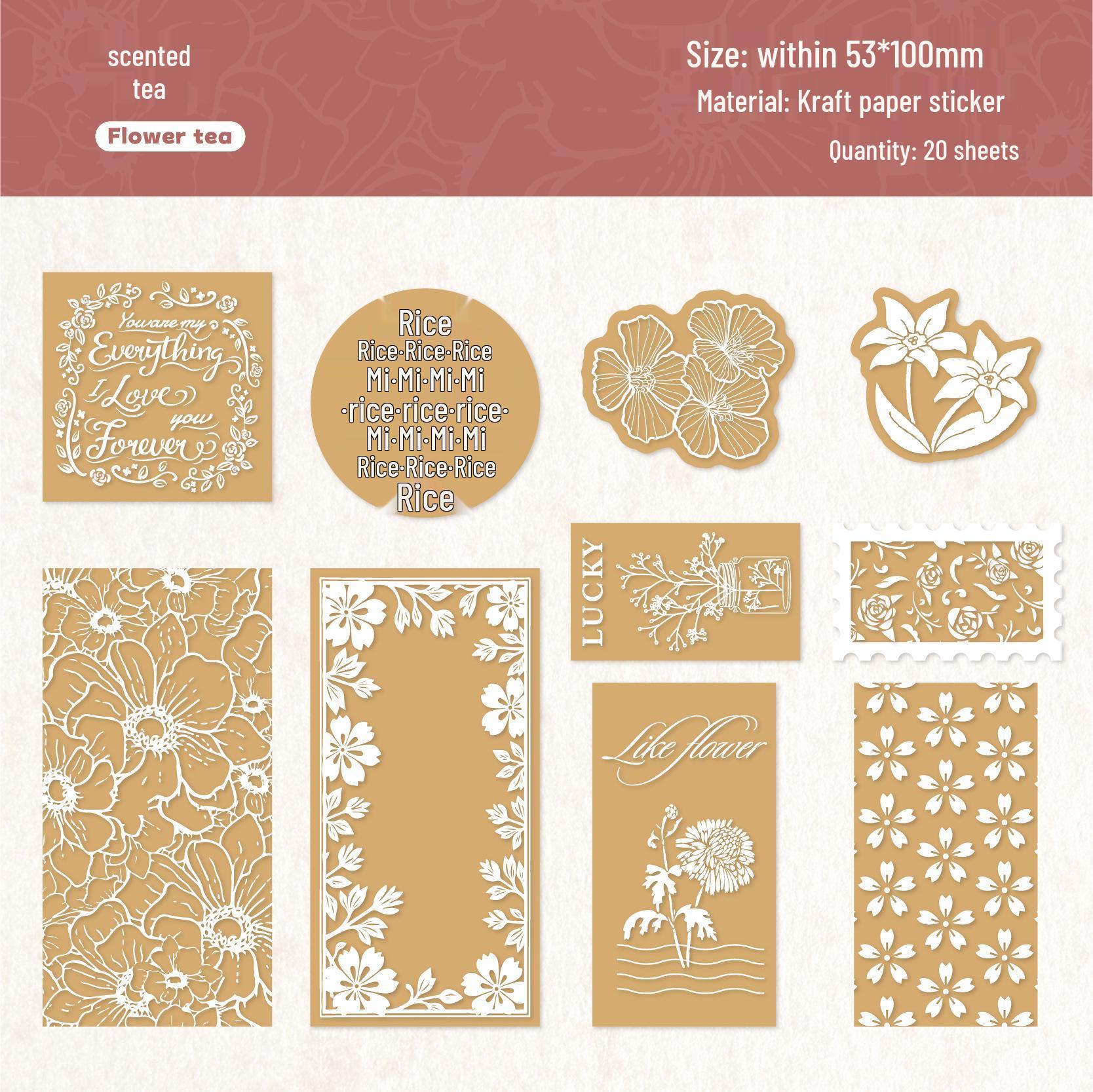 Thoughts & Shadows 3D DIY Embossed Foam Journal Stickers