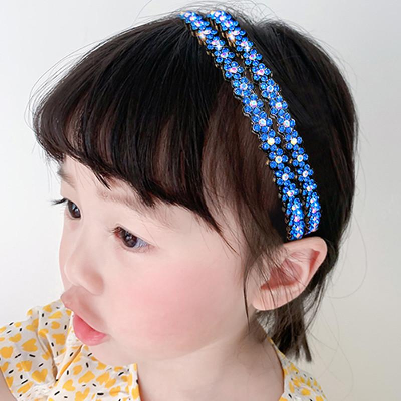 Koreanische Kinder Stirnbänder für abstehende Haare 8 Stile Simulation Diamant Haarreifen Elegantes Mädchen Prinzessin Schlichte Rutschfeste Haarreifen