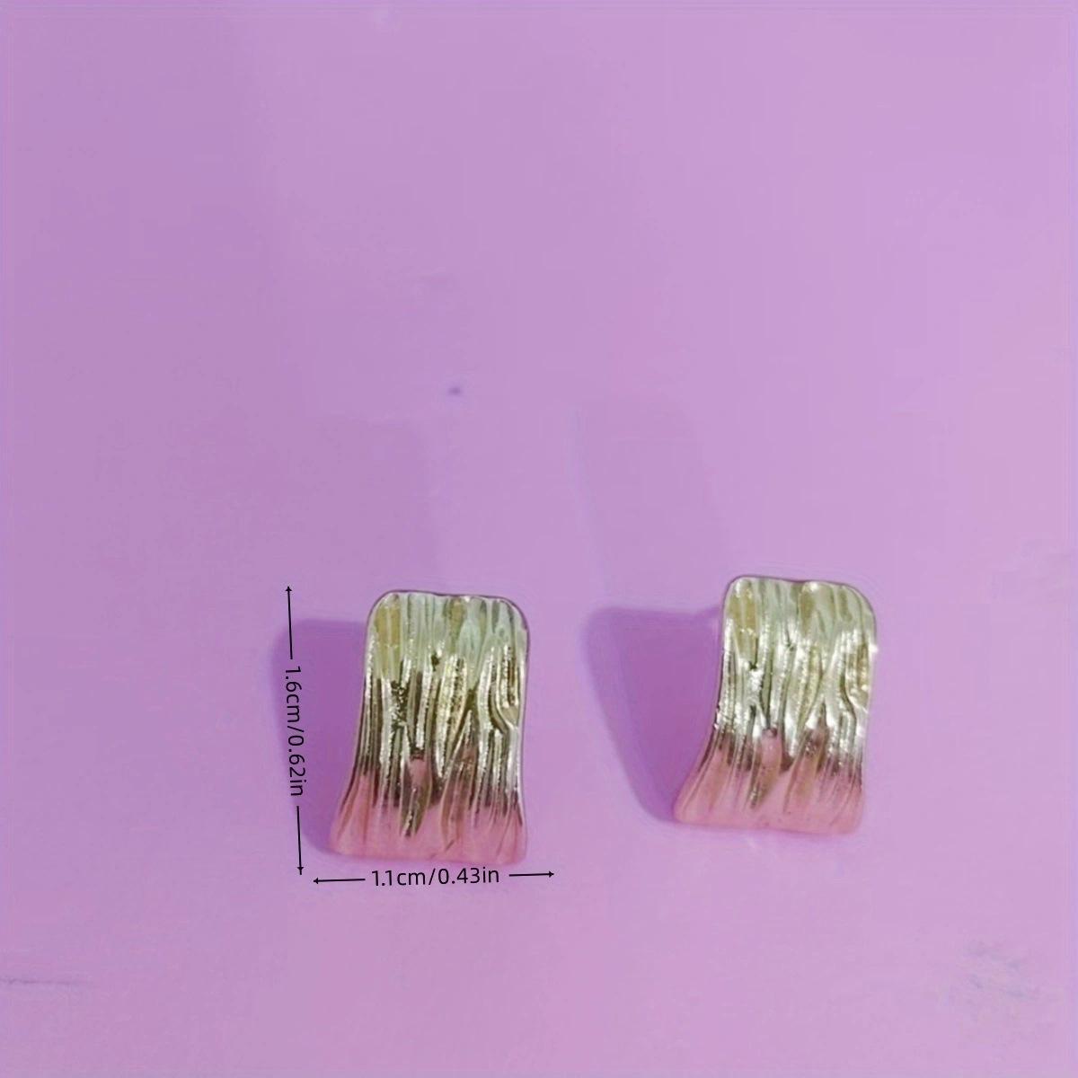 High-End Autumn/Winter Women s Heart & Clover Glass Stud Earrings 22K