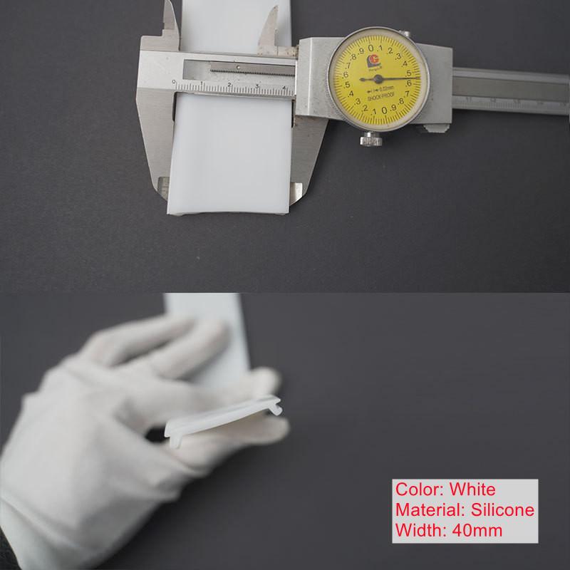 Led Aluminum Profile Silicone Flexible Pc Lampshade Milky White Cover for Cabinet Hard Bar Light Wall Decor Diy Linear Lamps