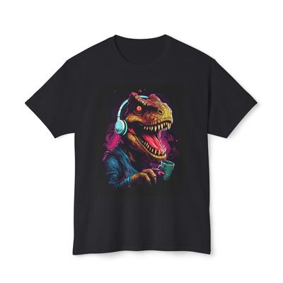T-Shirt Mens Womens Tees Top Dinosaur In Modern Day T-Shirt Mens Womens Tees Top