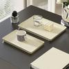 Tea Tray Food Fruit Serving Plate Dessert Plate Plastic Home Decoration for Office Outdoor