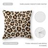 Leopard Print Cushion Cover Comfortable Reversible Pillow Cover Ideal For Car Sofa Bedroom & Beyond