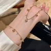 Bead Gold Bracelet Zinc Zinc Alloy Charm Hand Chain Sweet Heart Bracelet  Valentine's Day