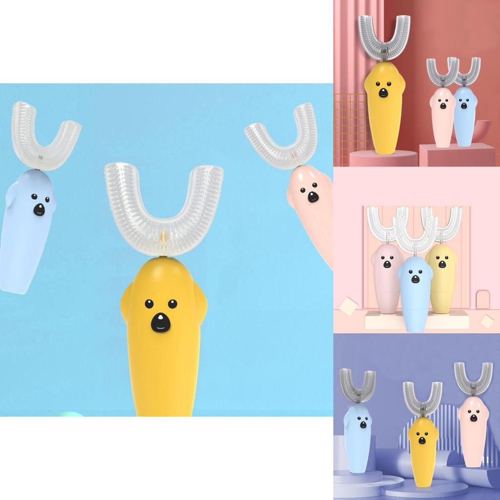 Gentle Electric Toothbrush For Kids Featuring Safe Silicone Design And Automatic Functionality