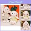 Charming Emily Bunny Plush Toy With Colorful Dress And Long Ears For Little Ones