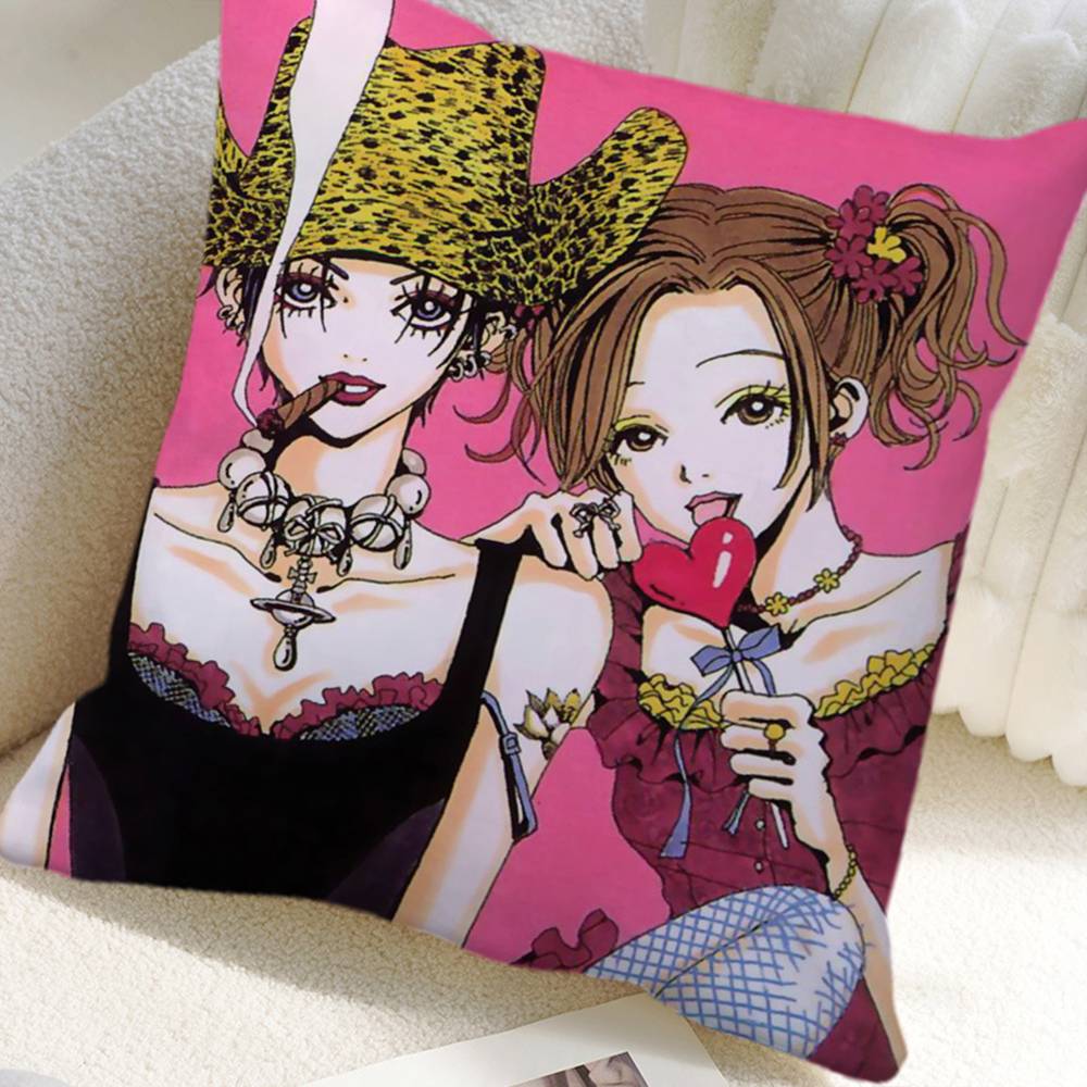 Anime NANA Pillow Case Square Pillow Bedroom Sofa Leisure Comfort Cushion Car Home Decoration