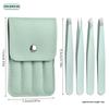 4 PCS Stainless Steel Eyebrow Clippers Set Hair Removal Forceps Oblique And Straight Mouth Eyebrow Trimming Clip Beauty Tool