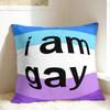 Agender Lgbt Pillow Case Yaoi Boy Love Morden Pillow Cover Soft Pillowcases For Living Room Bed Chair