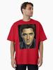 Elvis Presley Elvis Vector Illustration Oversized T-Shirt