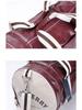 Large Capacity Trendy Travel Handbag: Round Barrel Style for Women & Men - Casual Tote & Gym Sports Bag
