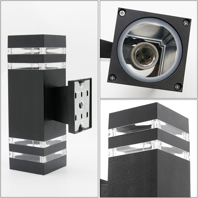 LED Wandleuchte Außen AC 220V-110V Wasserdicht E27 Glühbirne Modern Innen Wohnzimmer Hausdekoration Treppen Garten Dekorieren