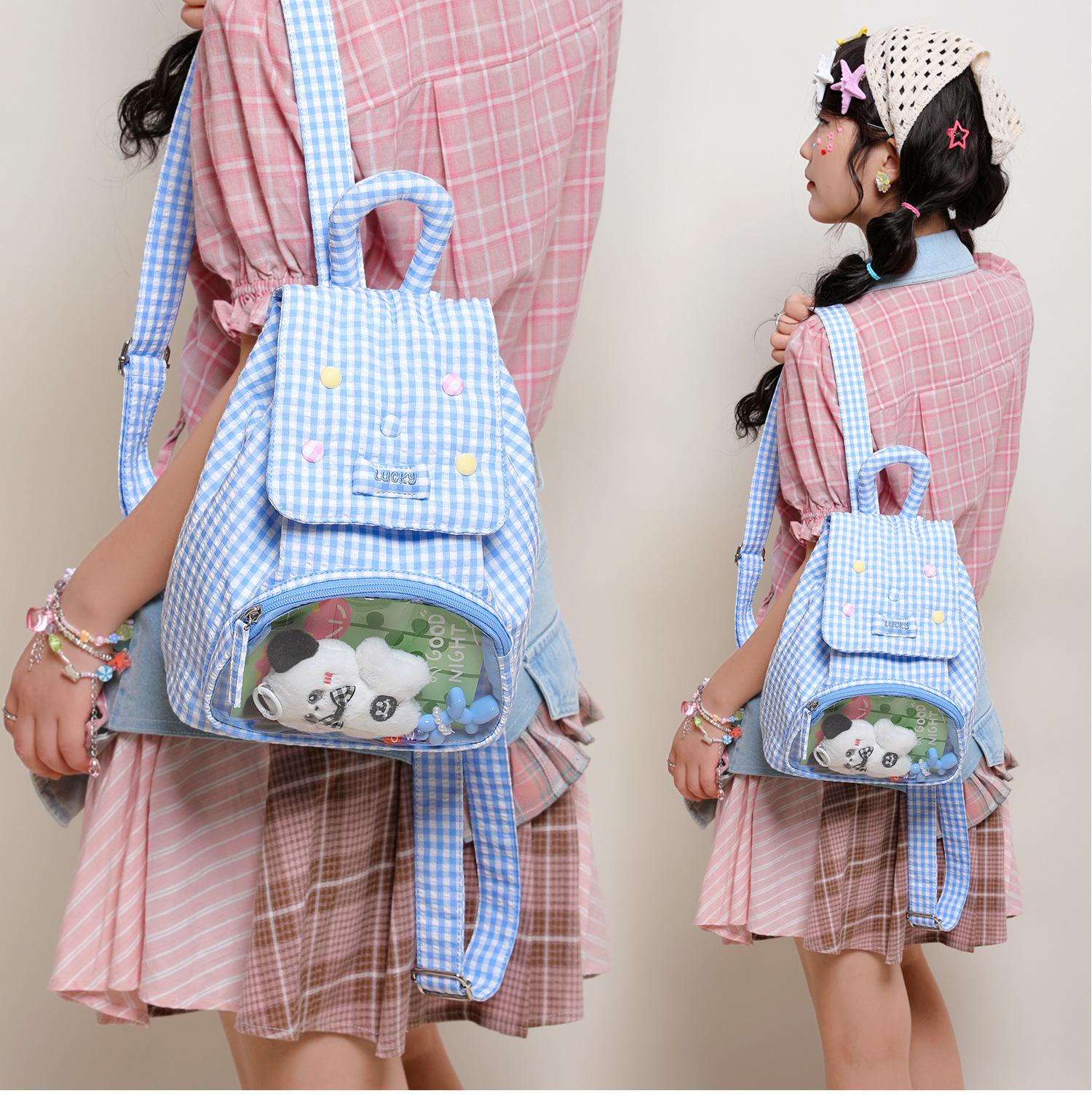New Sweet and Cute Ulzzang Anime Convention Ita Bag Women s Backpack Korean Style High-looking Super Popular Y2K Small Backpack