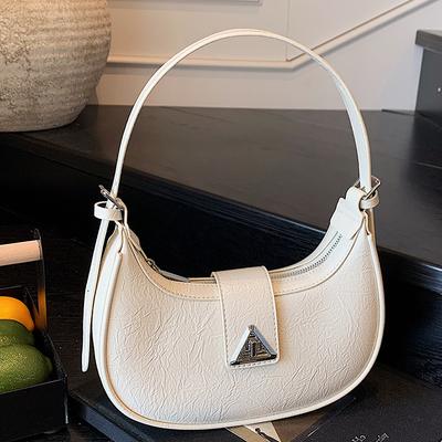 2025 New French Niche Underarm Bag High Value Messenger Bag Niche Shoulder Crescent Bag Fashion Underarm Bag
