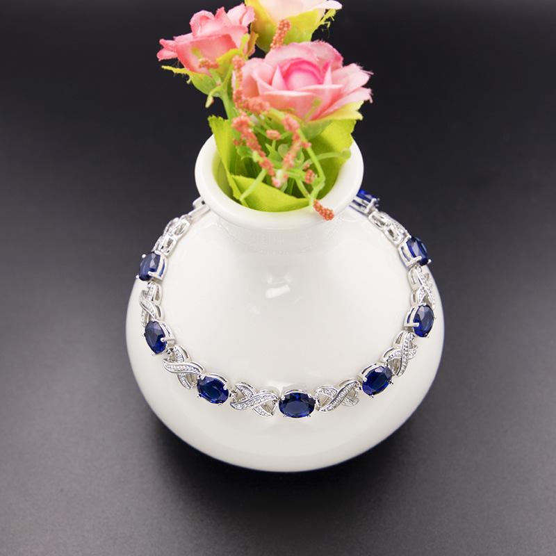 Daily Commuting Versatile Colorful Treasure Bracelet for Women European and American Inlaid Zircon Bracelet That Does Not Fade