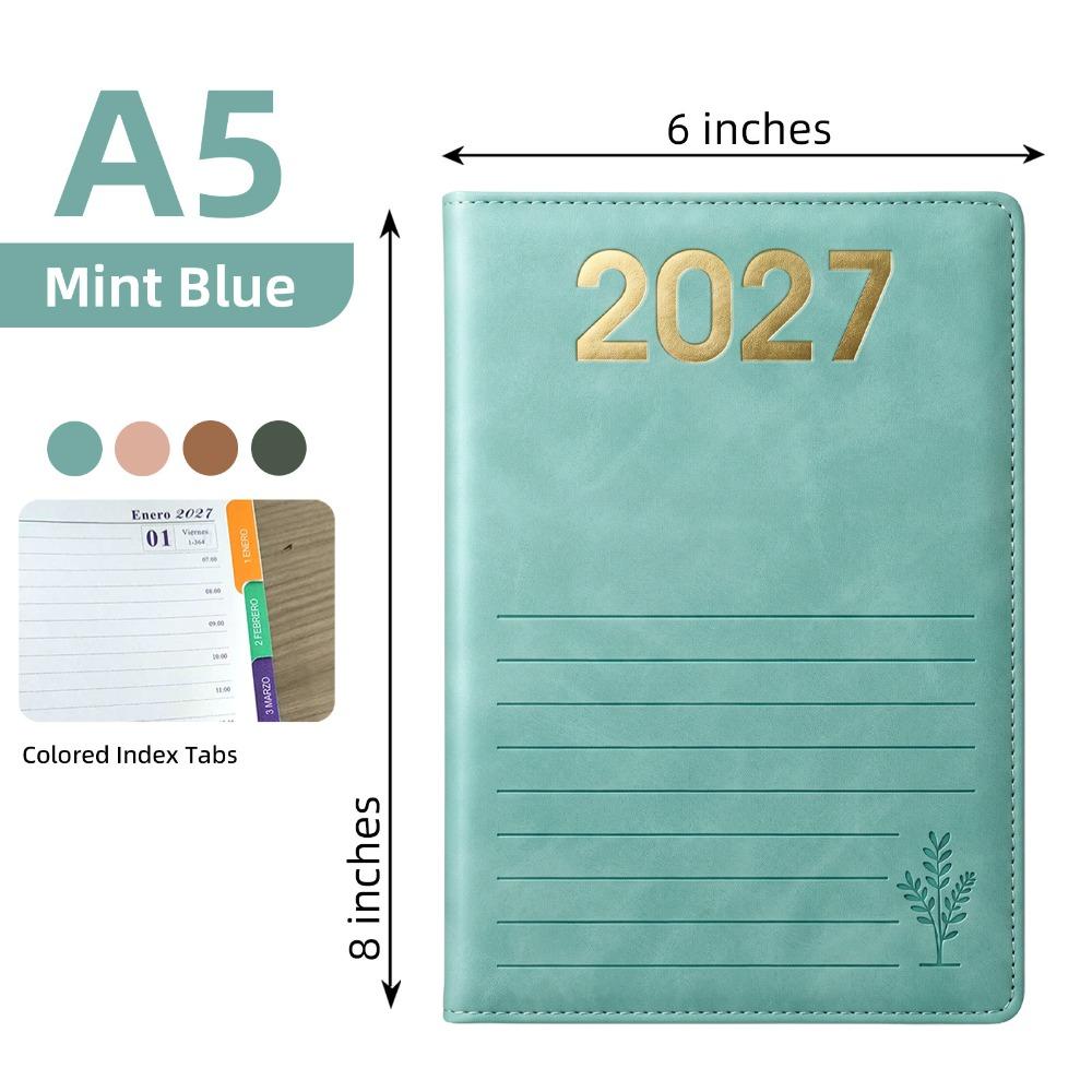 A5 2027 Schedule Planner Habit Tracker Calendar Notebook Habit Tracking Planner Business Planning