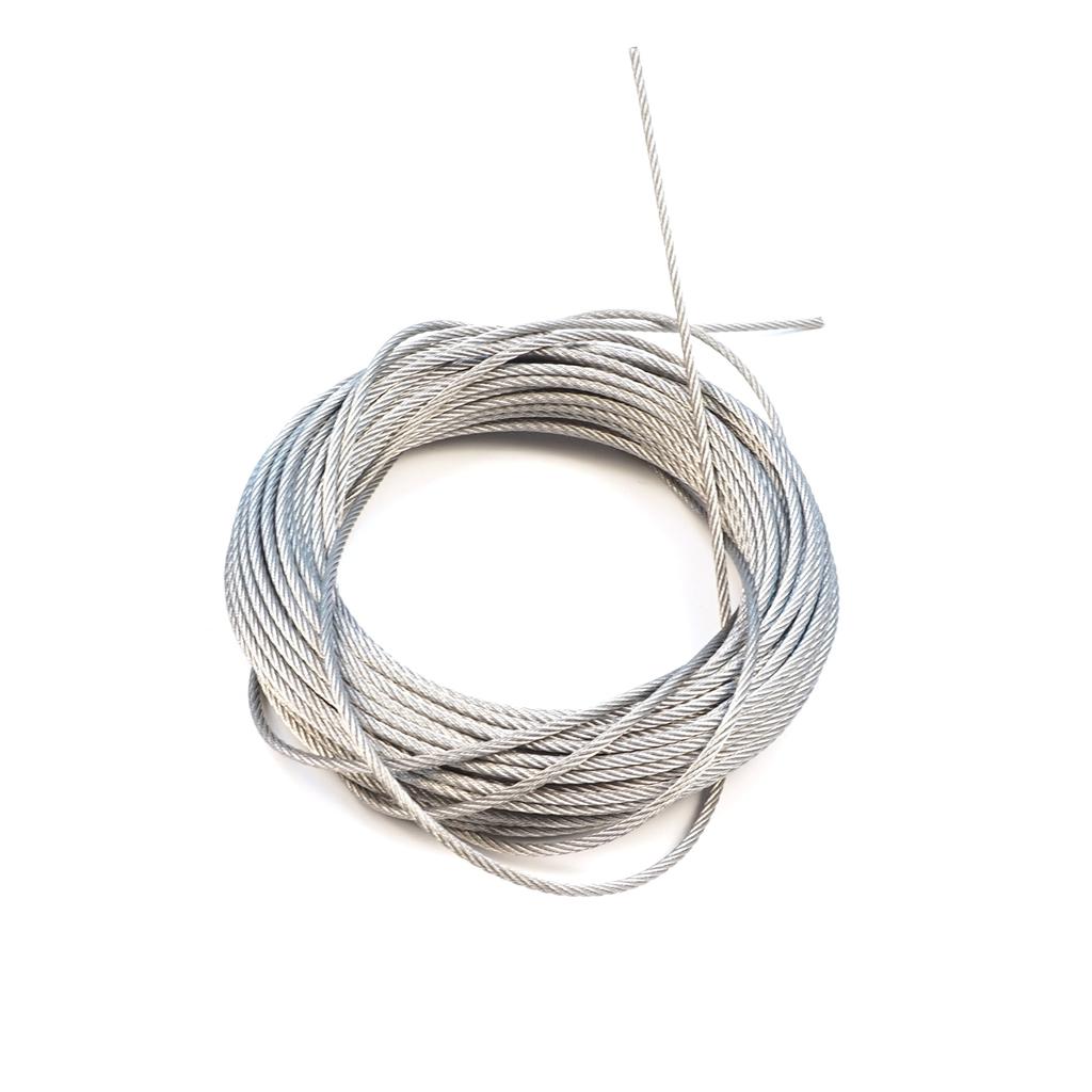 EWR5473-1 Window Regulator Repair Cable Steel Wire Rope 7x7 Diameter: 1.6 Mm Length : 10 Meter for Car Window Regulator