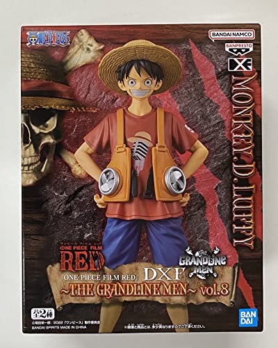 

ONE PIECE FILM RED DXF THE Grandline Men Vol.8 Фигурка Monkey D Luffy ONE PIECE