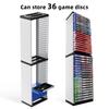 24/36PC Multifunctional Host Disc Double-layer Storage Box Holder For PS5/PS4 Switch Disc Shelf Xbox Series X Holder Accessories