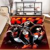 KISS rock band Carpets and Rug 3D Printing Carpet Floor Mat Living Room Bedroom Large Area Soft Carpet-JM006