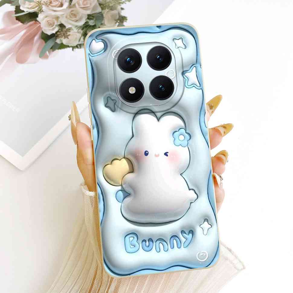 

Cartoon Rabbit Case For Redmi Note 15 Pro Casing Cute Soft Phone Cover For Xiaomi Redmi Note15 Note 15 Pro 5G Capa Fundas Redmi Note 15 Pro 5g