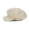 VARZAR VA Studded Newsboy Cap Beige