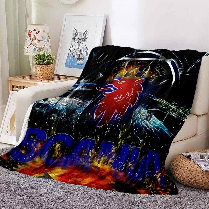 Couverture jetée 3D Camion Scania Polaire Chaude Confortable Douce pour Canapé Lit Coloris ثابت Anti-Statique Lavable en Machine