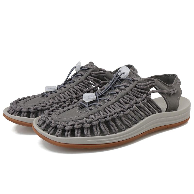 Pánské římské sandály široké venkovní ručně vyráběné sandály dámské plážové boty párové sandály nadměrná velikost